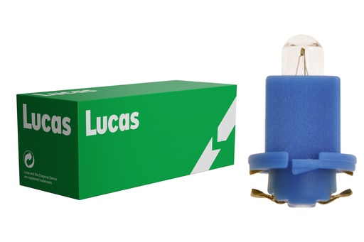 [LLB508TBLUET] 24V 1.2W BAX modrá pätica 