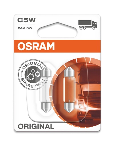 [6423-02B] 24V 5W SV8,5-8 C5W OSRAM Blister á2