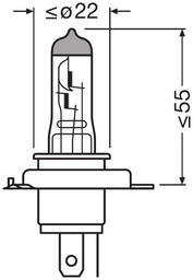 [N475] 24V 75/70W P43t H4 