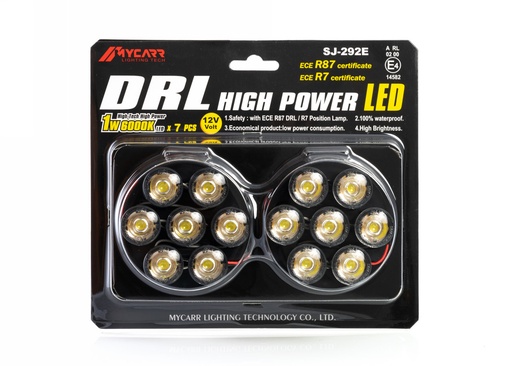 [A-DRL07-ACC] Daytime running light 12V, 7LED ACC