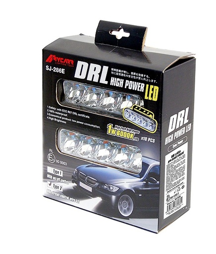 [A-DRL01] Denné svietenie 12V/24V 5xLED - DOPREDAJ