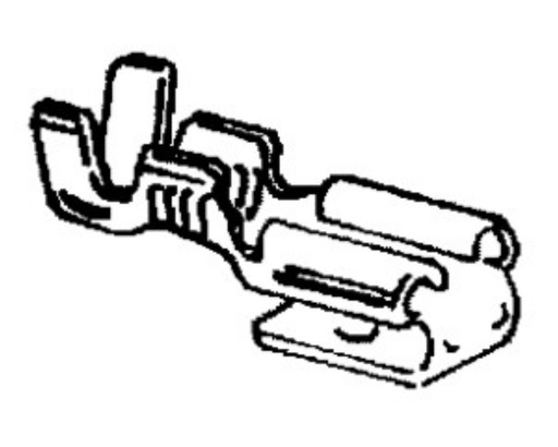 [BP1101] Female terminal 6,3mm / 0,8-2,5mm2