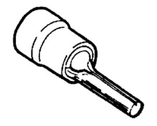 [BP11104] Koncovka káblová 1,9mm 1,5-2,5mm2 kábel modrá 