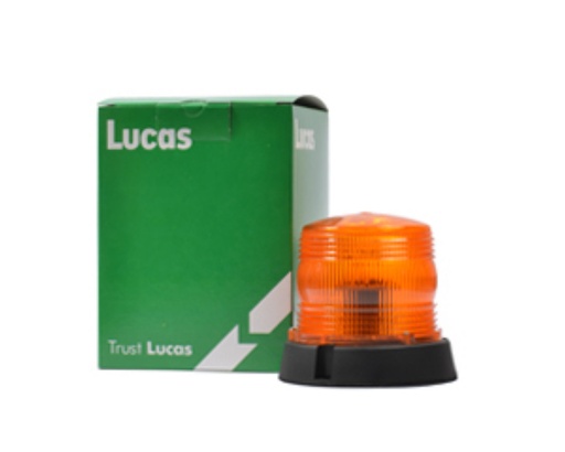 [A-LBB102L] Beacon, Agri, Flexi DIN, 12v, Amber Lucas (ECE R10)