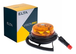 [EB8253] Maják nízkoprofilový 12LED x 1W 12V/24V (ECE R10+R65) magnetické uchytenie 