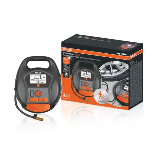 [OTIR6000] OSRAM rechargeable tyre inflator