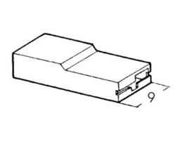 [BP1221] Obal dutinky 6,3mm 1-cestný 