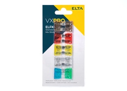 [ELFKSTD] Poistka plochá mix Blister-10 ELTA