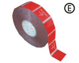 [A-RP6] Reflexná páska 3M UNI 997-72S ECE 104 na plachtu červená 