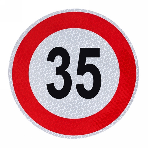 [A-VM200-35] Speed limit Sign 35, diameter: 200mm