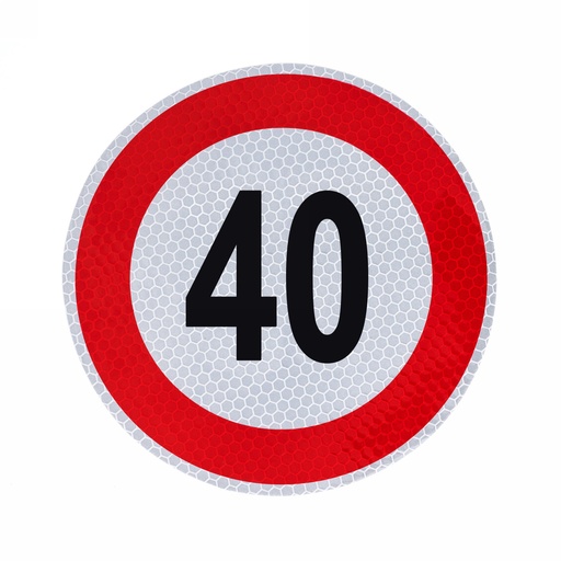 [A-VM150-40] Speed limit Sign 40, diameter: 150mm