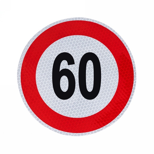 [A-VM150-60] Speed limit Sign 60, diameter: 150mm
