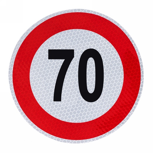 [A-VM200-70] Speed limit Sign 70, diameter: 200mm