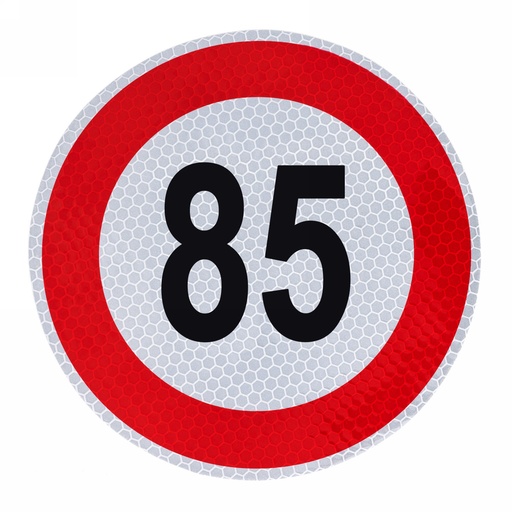 [A-VM200-85] Speed limit Sign 85, diameter: 200mm