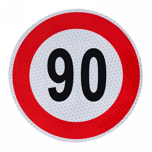 [A-VM200-90] Speed limit Sign 90, diameter: 200mm