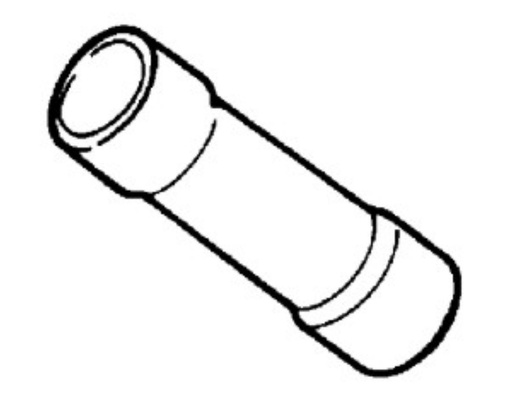 [BP11107] Spojka trubka 1,5-2,5mm2 kábel modrá 