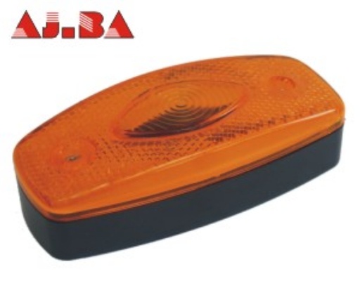 [A-FL88000] Side posit.lamp w.reflect.black b.amber 