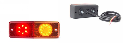 [W-487] Multifunctional rear LED lamp, 12/24V (W072ud)