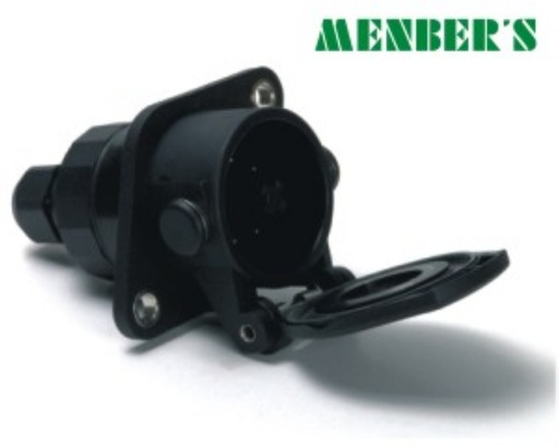 [M00583900] Socket EBS 24V-7P screw type contact