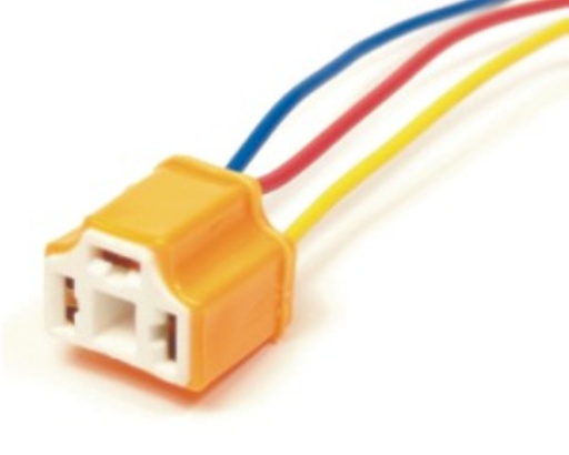 [A-CSH4] Ceramic socket for H4 with 20cm cable