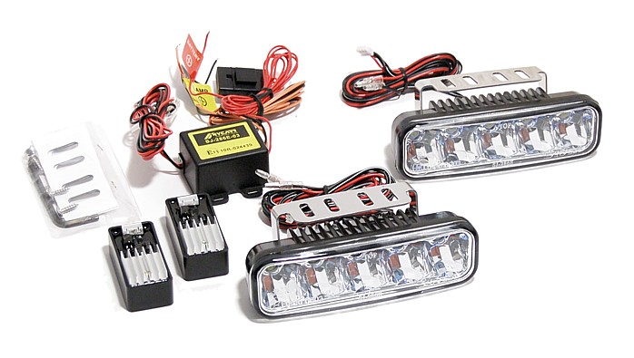 Denné svietenie 12V/24V 5xLED 
