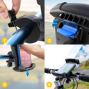 Držiak mobilného telefónu na riadidlá pre bicykel/ motorku