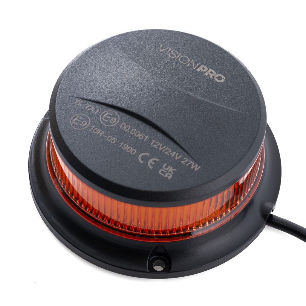 Low profile beacon 18LED, 12/24V, 3 bolt (ECE R10, R65)