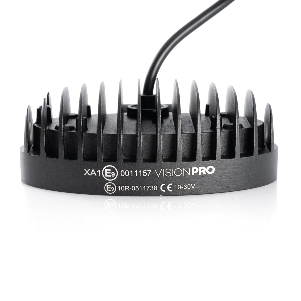 Work light (Spot), High power 8LED/16W, with mounting bracket, ECE R65, IP67, 10-30V