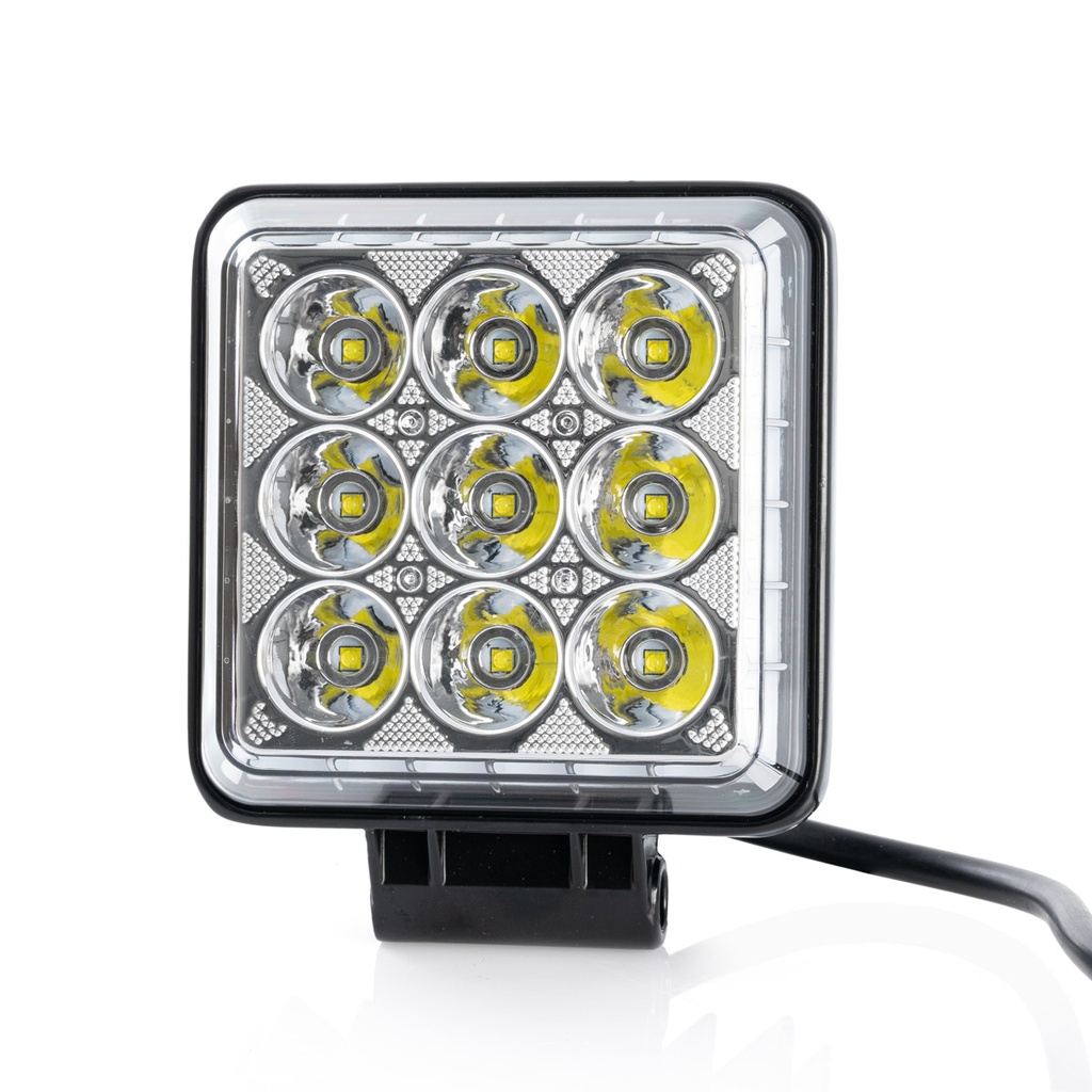 LED Work light (Spot), 9LED+24LED/40W, with mounting bracket, ECE R10, IP67, 10-30V