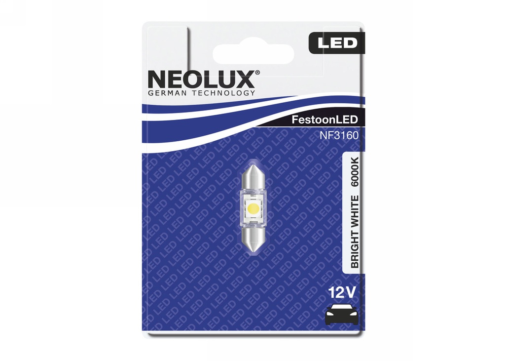 12V 0,5W SV8,5-8 NEOLUX LED Interior 