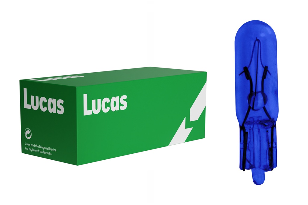 12V 1,2W W2x4,6d W1,2W LUCAS BLUE