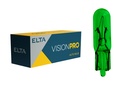12V 1,2W W2x4,6d Green VISION PRO