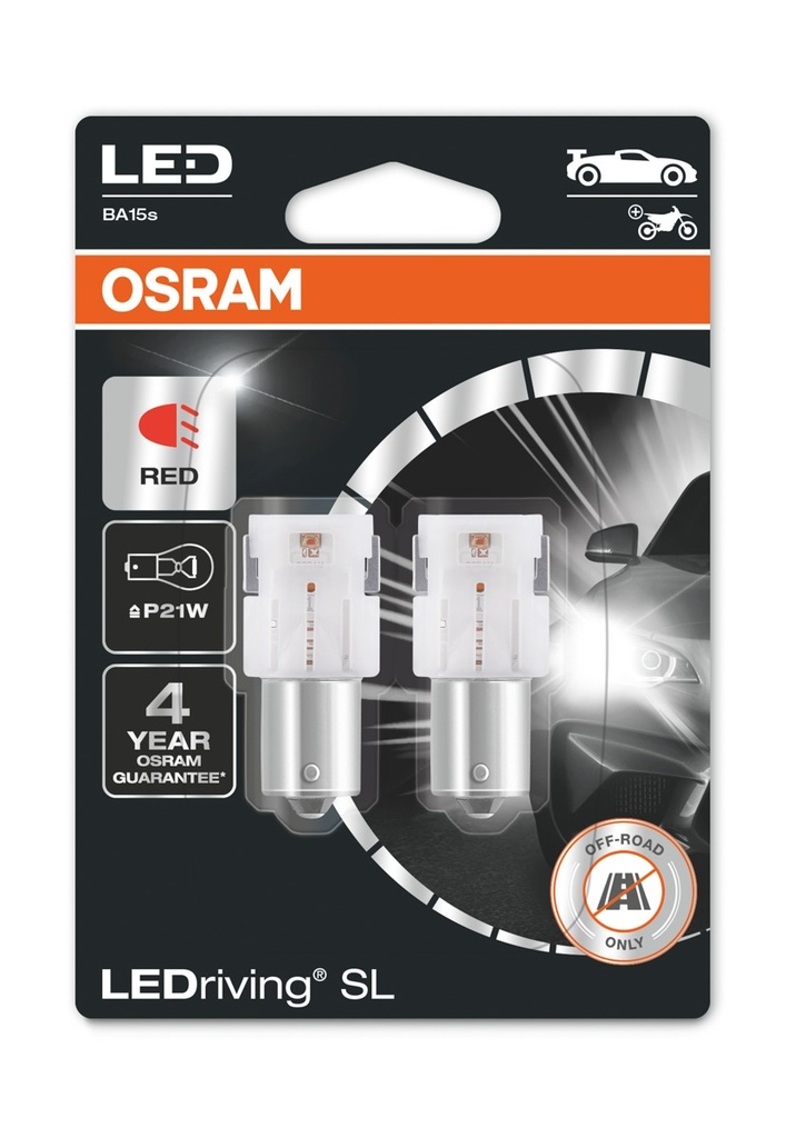 7506DRP-02BF 1,4W 12V BA15S BLI2 OSRAM