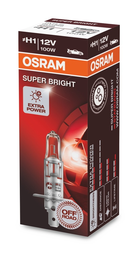 12V 100W PX14,5s Osram