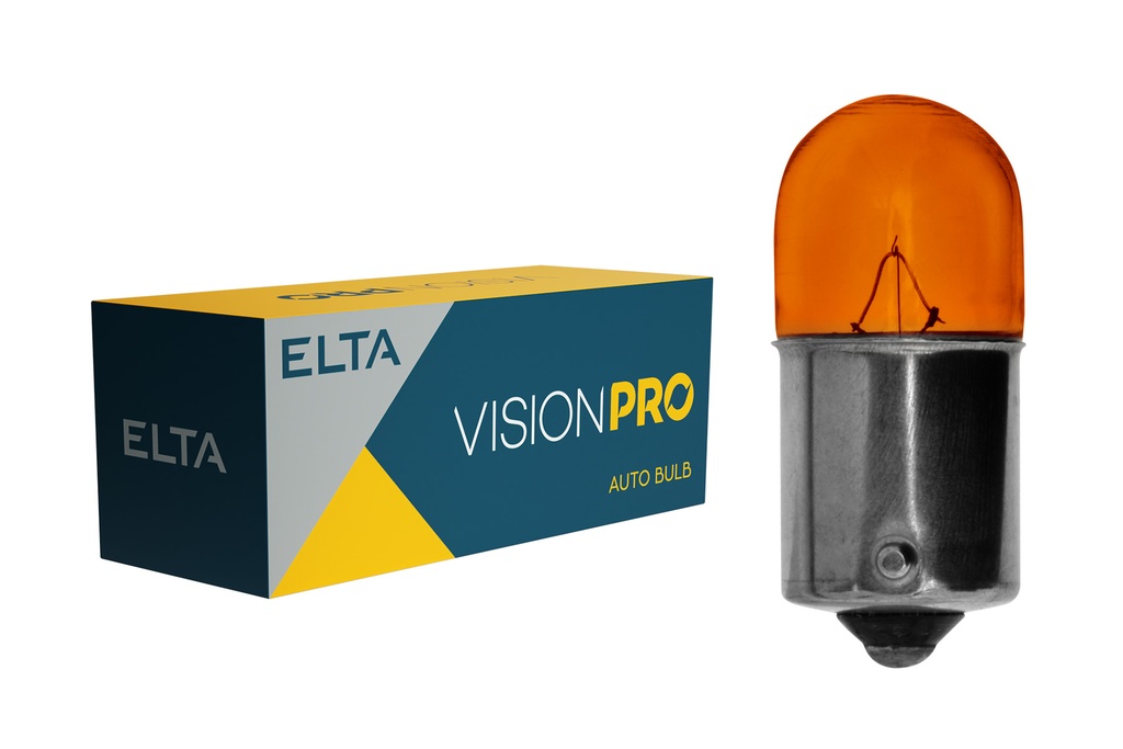 12V 10W BA15s ambrová VISION PRO