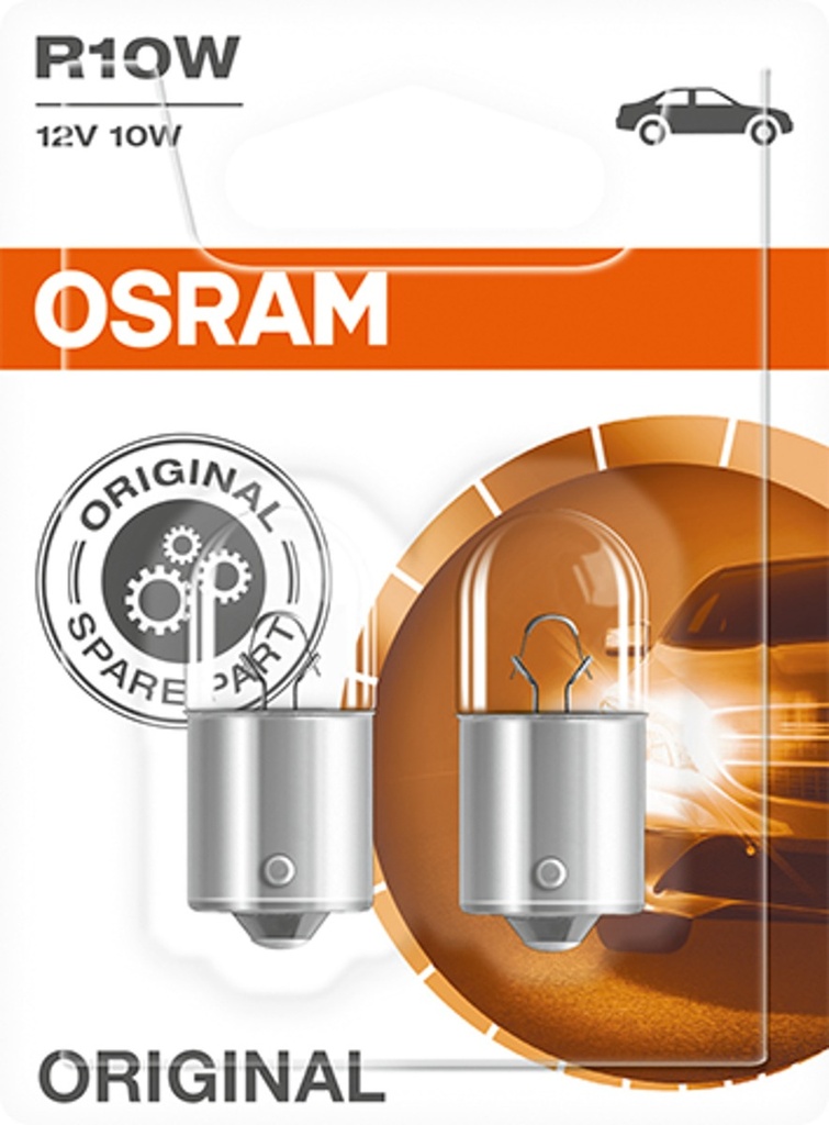 12V 10W BA15s R10W Blister-02 Dopredaj, náhrada 5008-2BL