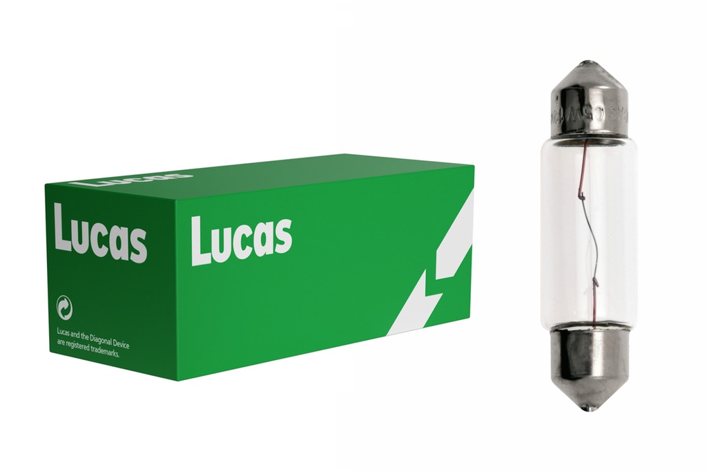 12V 10W SV8,5 11x41mm LUCAS