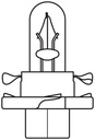 12V 2,3W BX8,4d OSRAM