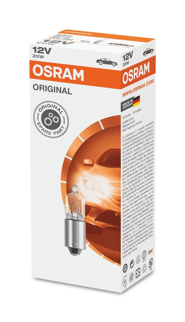 12V 20W Ba9s OSRAM