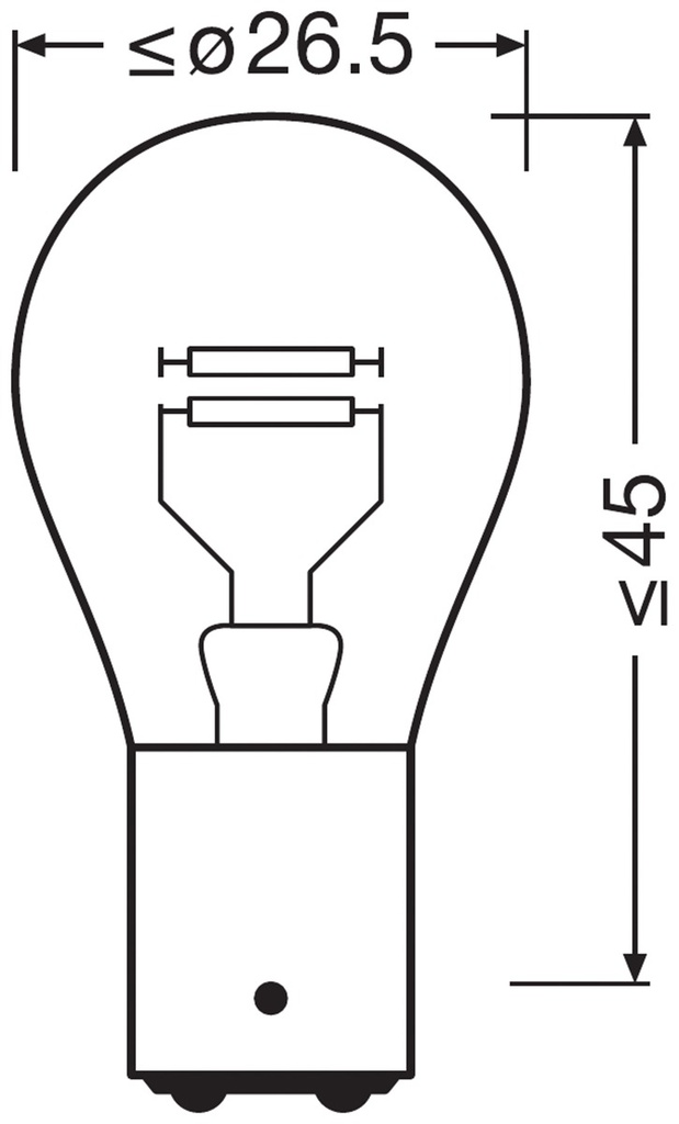 Neolux 12V 21/4W Baz15d P21/4w