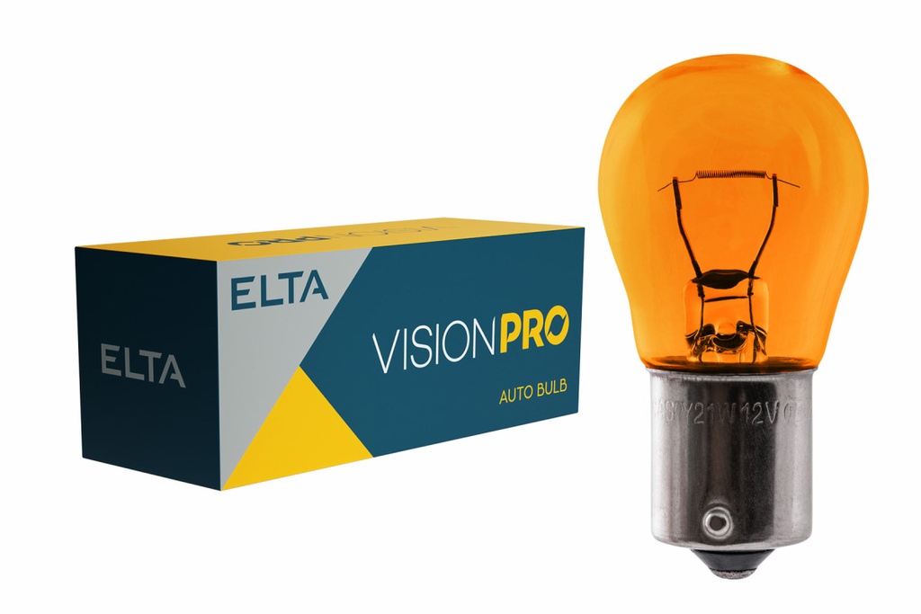 12V 21W BAU15s PY21W ambrová VISION PRO