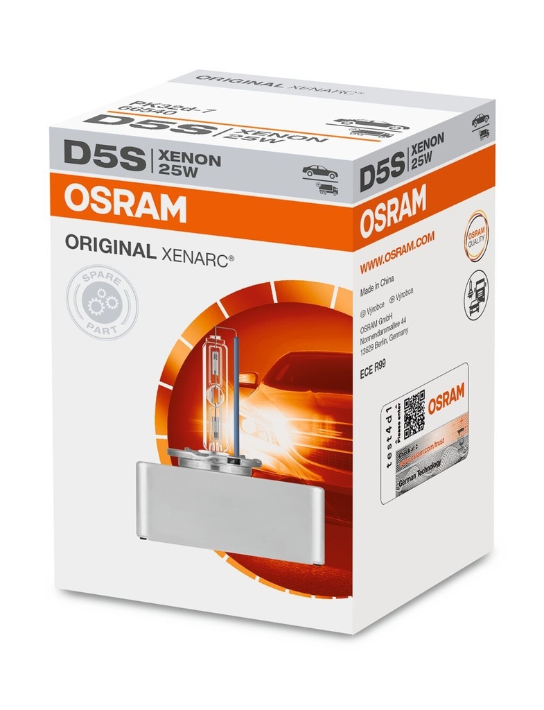 12V 25W PK32d-7 D5S XENARC OSRAM
