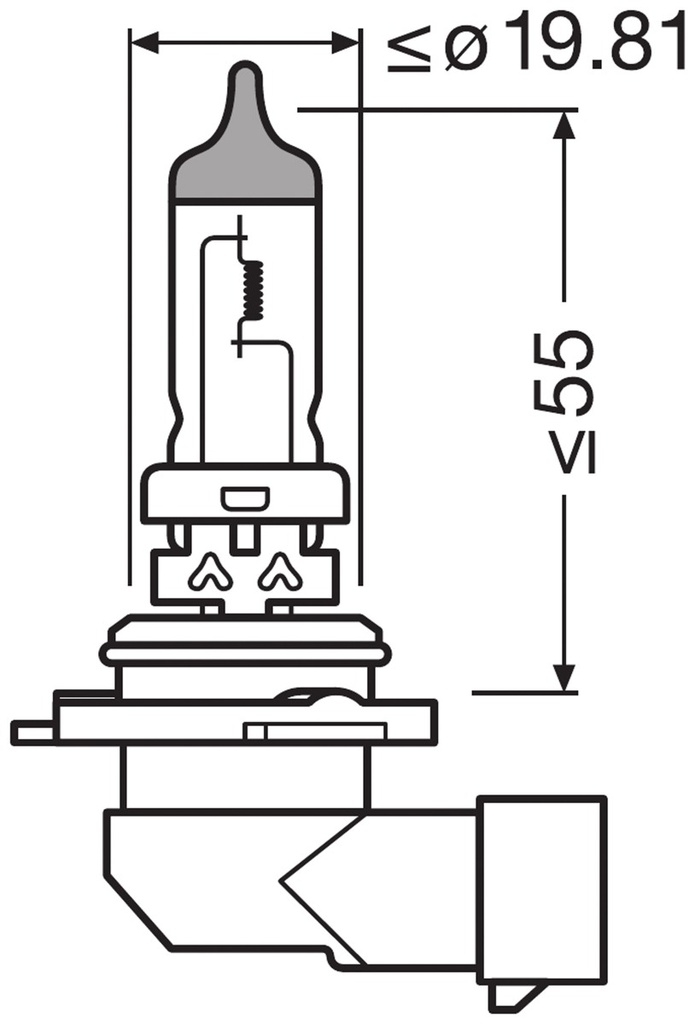 Neolux 12V 51W P22D HB4 