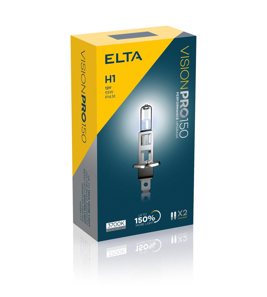 12V 55W P14,5s H1 VISION PRO 150 (BOX-02)