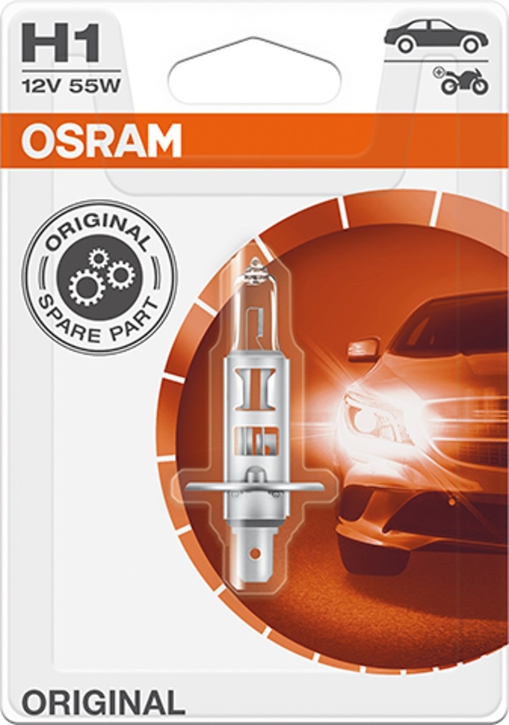12V 55W P14,5s H1 Osram Blister