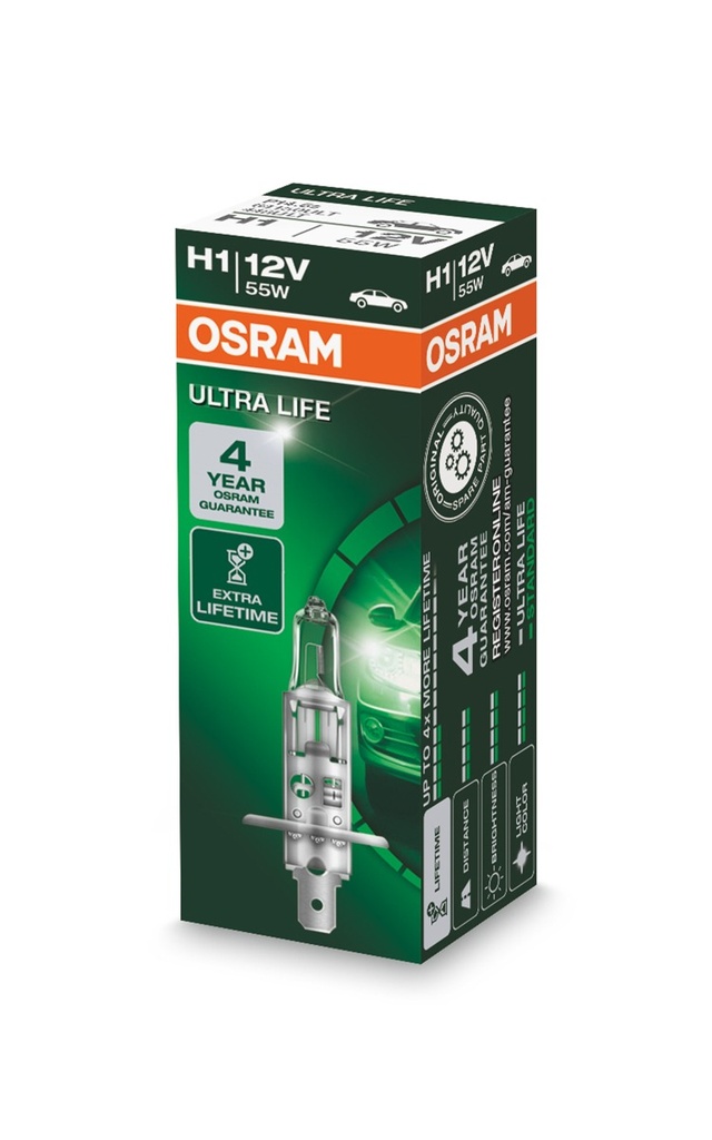 12V 55W P14,5s H1 ULTRA LIFE