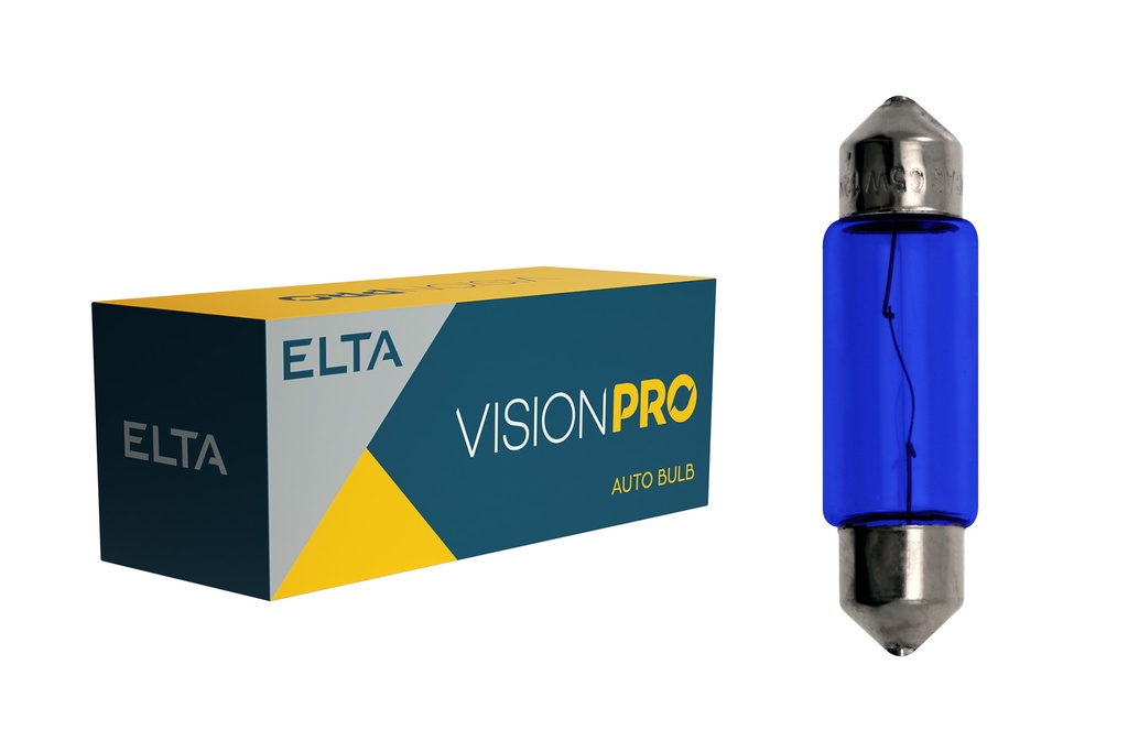 12V 5W SV8,5-8 Blue (11x38 mm) VISION PRO