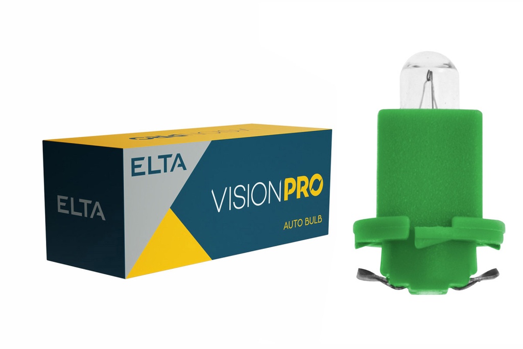 24V 1.4W BAX zelená pätica 