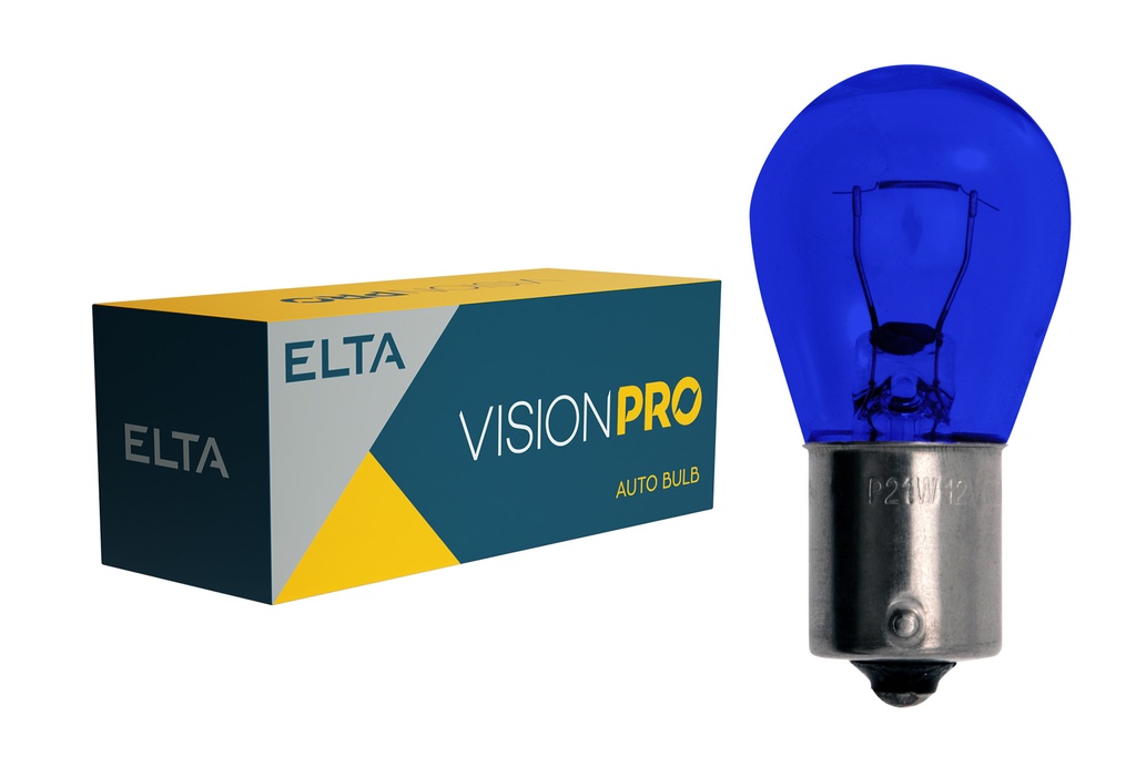 24V 15W BA15s modrá 