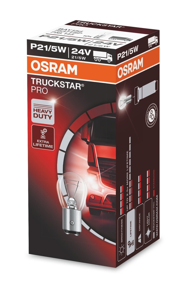 24V 21/5W BAY15d P21/5W TRUCKSTAR PRO 